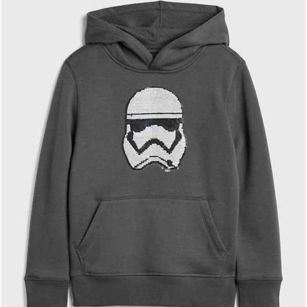 Star Wars Hoodie with sequin switch Storm Trooper